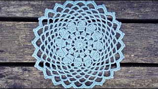 How To Crochet Doily  Easy Pattern [upl. by Shue844]