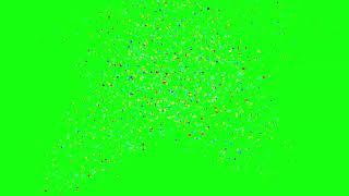 Confetti Party Popper Explosion Green Screen l HD [upl. by Carroll935]