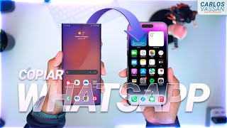 Cómo pasar Whatsapp COMPLETO de Android a iPhone SIN PAGAR [upl. by Venice]