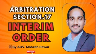 Interim Order Under Section17 Of Arbitration Act 1996 [upl. by Niledam571]