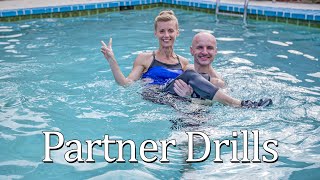 Partner Drills  Water Exercise Ideas [upl. by Server418]