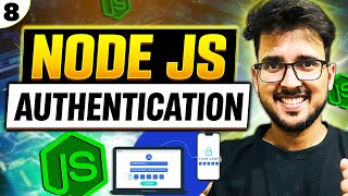 Nodejs Authentication and Authorization  Middleware in node js nodejs [upl. by Ahsenroc]