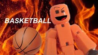 The Ultimate Basketball Trick Shot Stikbot Stop Motion Animation [upl. by Nawak648]