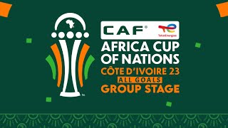 Africa Cup of Nations 2023 All Goals Group Stage  With Commentary [upl. by Wilt516]