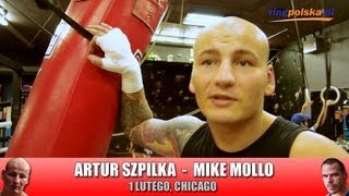 Artur Szpilka 4 dni przed walką z Mikem Mollo [upl. by Imaon]