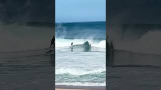 Surfing Inside Pipeline hawaii surf surfimg banzai pipeline wsl pipe [upl. by Cirted]