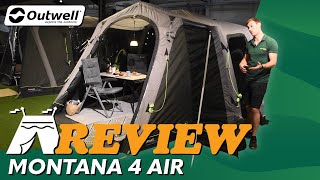 Outwell Montana 4 Air Tent Review 2025 [upl. by Landahl149]