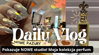 ⭐️ Daily VLOG 🎥 NOWE STUDIO  długie pazury i Moja kolekcja Perfum ⭐️ [upl. by Ranie291]