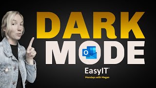 How To Quickly Change Microsoft Outlook To Dark Mode [upl. by Dhar]