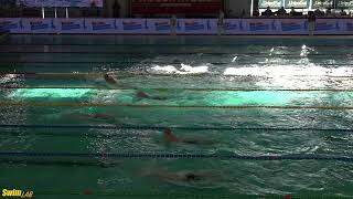 100 breaststroke men Italian winter Championship short course Simone Cerasuolo world junior record [upl. by Refannej]