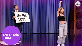 Jimmy Fallon and Addison Raes TikTok skit with all original creators edited in  Entertain This [upl. by Arbmik]