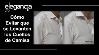 Cómo Evitar que se Levanten los Cuellos de Camisa  Bere Casillas Elegancia 20 [upl. by Stouffer]