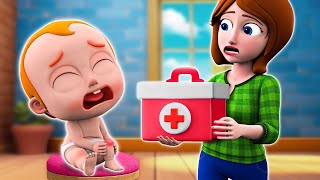 NEW Boo Boo Song  Little Babys Hurt 😿💔  NEW ✨ Funny Nursery Rhymes For Kids [upl. by Niwri868]