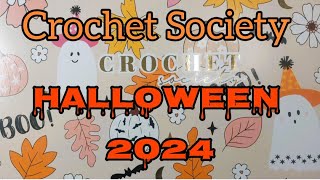 Crochet Society Subscription Box Halloween Edition 2024 Unboxing Reveal Review [upl. by Crawford950]