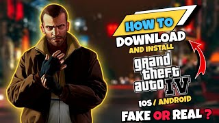 GTA 4 ON MOBILE TRUE OR FAKE   WHY GTA 4 WILL NEVER BE RELEASED ON MOBILE [upl. by Scheer194]