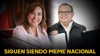 Dina Boluarte y Alberto Otárola no dejan de ser meme nacional al ser ignorados por la población [upl. by Harberd]