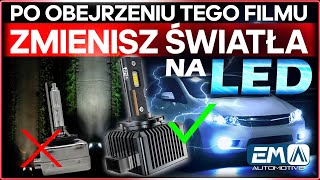 TEN FILM PRZEKONA CIĘ DO ZMIANY ŚWIATEŁ NA LED Prezentacja żarówek LED serii DLine  Xenon vs LED [upl. by Pauline]