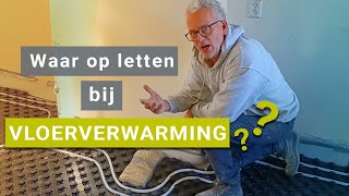 Belangrijke aandachtspunten bij het leggen van vloerverwarming [upl. by Byers]