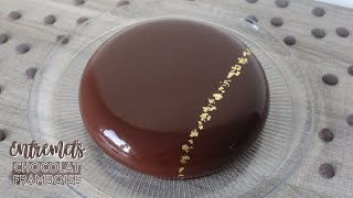 Entremets chocolat framboise  Léa cooking [upl. by Ahsitnauq743]