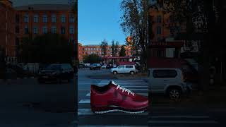 Sneakers on a pedestrian crossing 3dmotion cinema4d [upl. by Dambro]