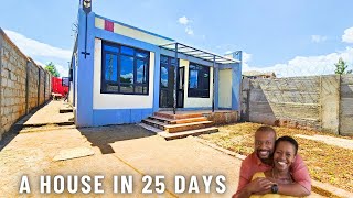 Couple Built A Stunning Precast Bungalow In Only 25 days  Cost 1900000 11k Full Unit 3 bedroom [upl. by Lillie]