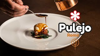 Pranzo da PULEJO ⭐️ 1 Stella Michelin a Roma MIGLIOR RISTORANTE THE FORK 2022 [upl. by Kotick]