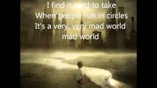 mad world  gary jules lyrics [upl. by Emmons]