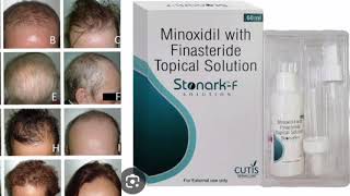 Stonark F SOISTION Topical Solution Minoxidil with Finasteride Topical Solution [upl. by Ennaillek690]