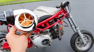 50 Pocket Bike Turbo With NOS Will this Work [upl. by Shurwood]