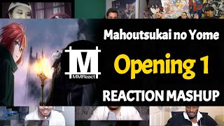 Mahoutsukai no Yome  Ancient Magus Bride Opening 1  Reaction Mashup [upl. by Eerolam426]