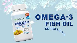 Omega 3 Fish Oil 1000 mg with 180 mg EPA amp 120 mg DHA [upl. by Akirahc]