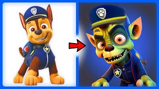 🧟 PAW PATROL all characters as ZOMBIES [upl. by Ingvar]