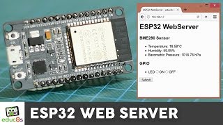 ESP32 Web Server Tutorial with a BME280 Sensor [upl. by Amri]