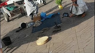 SOUKS  JEMAA ELFNAA  MEDINA  MARRAKESH  MOROCCO  Steven Heap [upl. by Lenci]