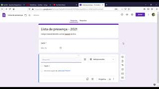 COMO FAZER LISTA DE PRESENÇA  CHAMADA  GOOGLE FORMS [upl. by Ardena950]