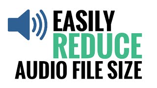 How To Easily Reduce Audio File Size On A Mac  iTunes [upl. by Wylma]