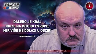 INTERVJU Miodrag Zarković  Daleko je kraj krize na istoku mir više ne dolazi u obzir 3092024 [upl. by Macnair]