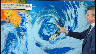 7 Day NZ RainWatch as windy westerlies set to return [upl. by Hamilah]