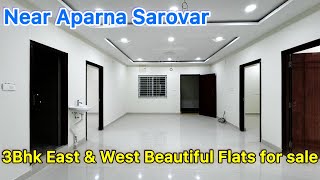 Beautiful amp Brand new 3Bhk flat for sale in Kanchi Gachibowli near Aparna Sarovar [upl. by Abert]