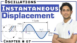 Instantaneous Displacement  Simple Harmonic Motion  1st Year Physics  Chapter  7 [upl. by Irrehc]