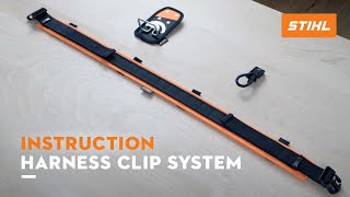 STIHL ADVANCE XFlex  Harness clip system  Tutorial [upl. by Thorner]