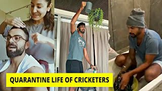 Quarantine Life of Cricketers ft Virat Kohli Shikhar Dhawan Rohit Sharma Yuzi Chahal KL Rahul [upl. by Simone]