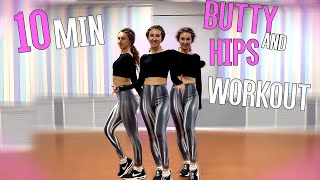 10 min beginner butty and hips workout  No equipment needed beginnerworkoutfitnessworkoutathome [upl. by Thapa]