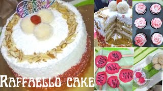 Raffaello Cake Malayalam How To Make RaffaelloCake raffaellocandy birthdaycake raffaellocake [upl. by Maller]