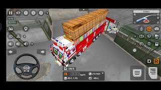 Bus Stimulator Indonesia New Update  Driving New Tata Truck  Loaded with Wooden Logs Maleo BUSSID [upl. by Akcimahs]