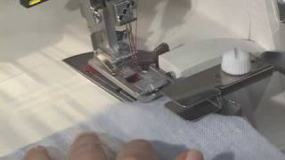 Pfaff Overlock Curved Seam Guide [upl. by Odnala417]