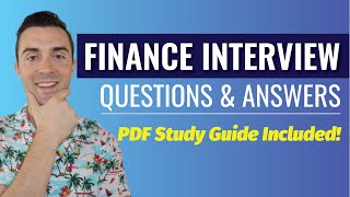 Finance Interview Questions amp Answers  For EntryLevel Roles [upl. by Htebasile]