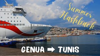 Vlog 4 Summer Flashback  mit der Fähre reisen  Genua  Tunis [upl. by Ertemed]