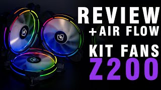 KIT VENTOINHAS Z200 DA MANCER  TESTE DE FLUXO DE AR [upl. by Krysta]