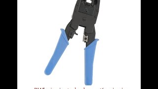 cat6a crimping tool [upl. by Ahsrop395]